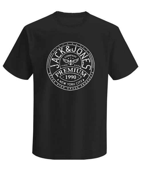 Jack & Jones Premium Bluser & t-shirts 'JPRBLUZACK'  sort / hvid