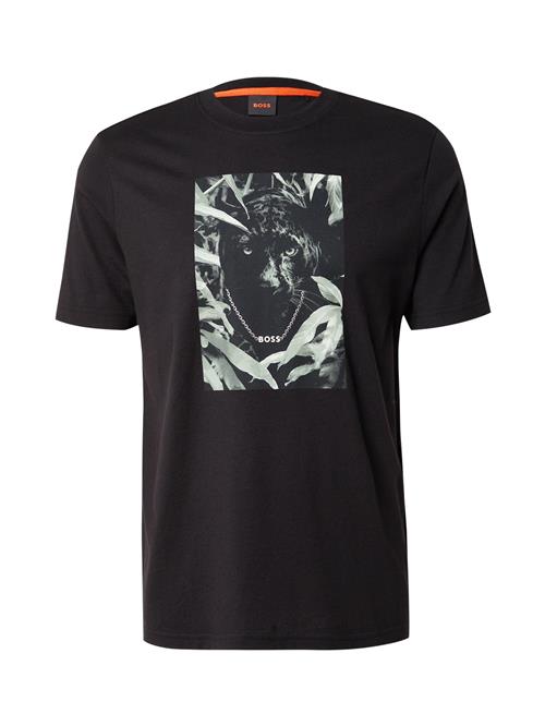 BOSS Bluser & t-shirts 'Animali'  mint / pastelgrøn / sort / offwhite