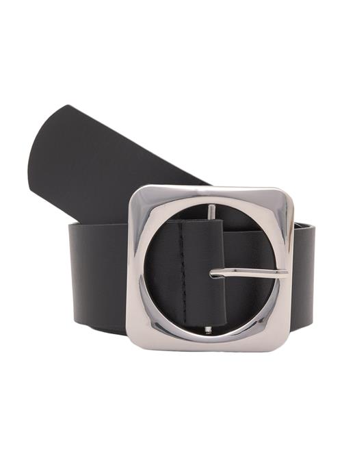 Pull&Bear Bælte  sort / sølv