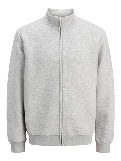 JACK & JONES Sweatjakke 'JCOFusion'  lysegrå