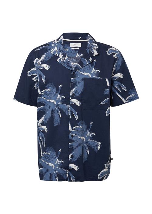 s.Oliver Skjorte  blå / hvid