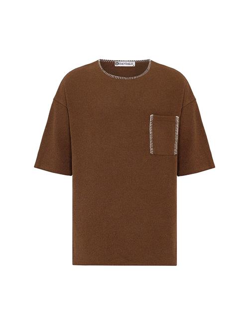 Dandalo Pullover  brun / hvid