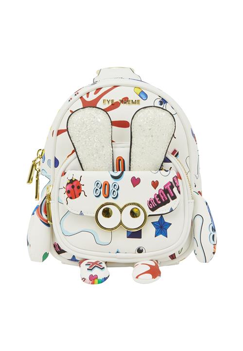 MYMO Rygsæk 'Pop Eyetheme'  blå / lilla / rød / hvid