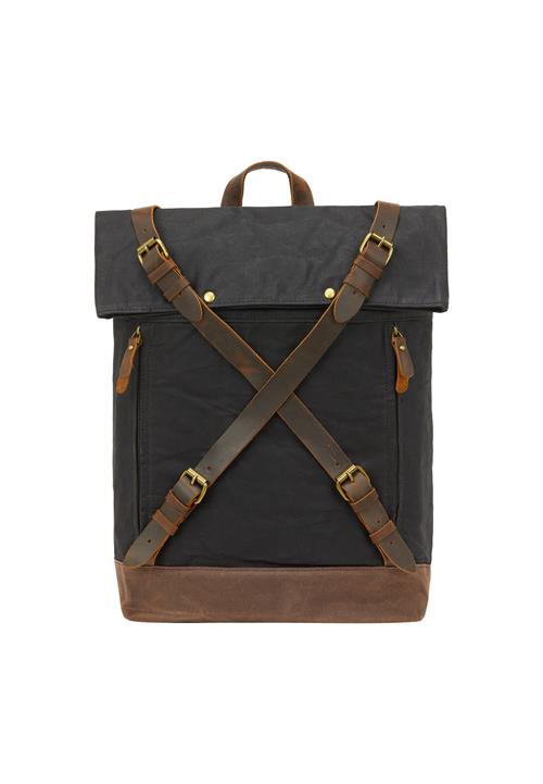 DreiMaster Vintage Rygsæk  mørkebrun / sort