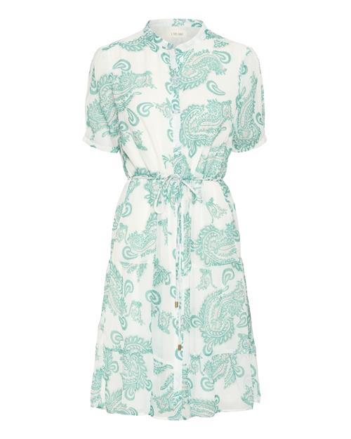 Cream Blusekjole 'Samira'  lyseblå / cappuccino / hvid