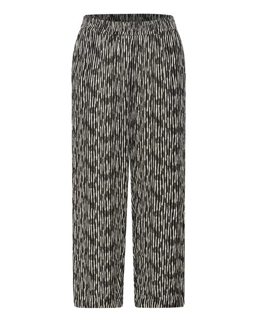 Kaffe Bukser 'KAmille Amber'  sort / hvid