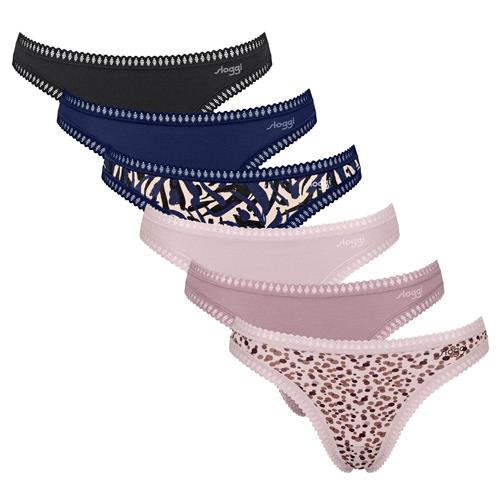 SLOGGI String  beige / mørkeblå / brun / lyserød / sort