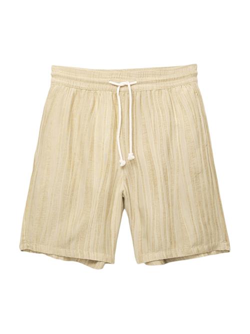 Pull&Bear Bukser  ecru / khaki