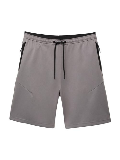 Pull&Bear Bukser  grå / sort