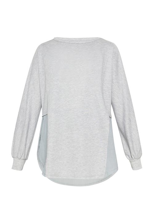 Gaya Bluse  turkis / grå