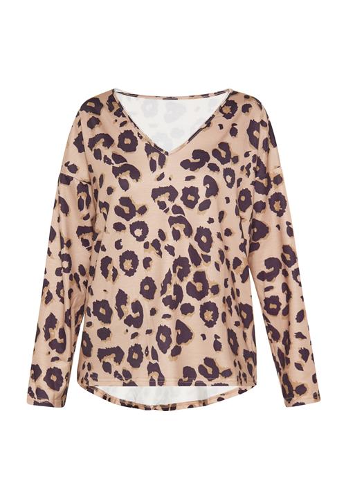 SANIKA Shirts  beige / lysebrun / mørkebrun