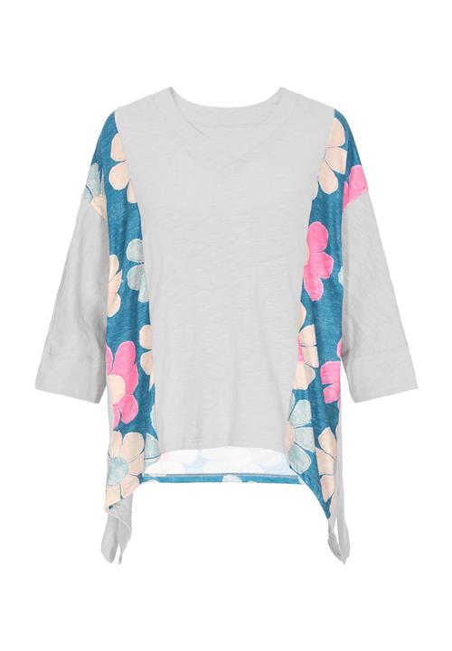 SANIKA Shirts 'Fashion Look'  grå / petroleum / abrikos / pink