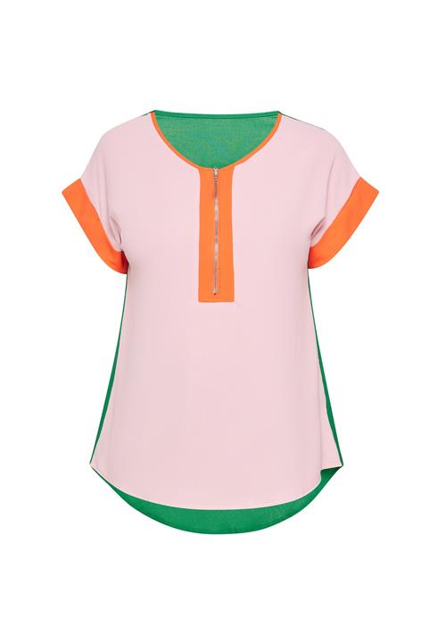 SANIKA Shirts 'Fashion Look'  grøn / orange / rosé