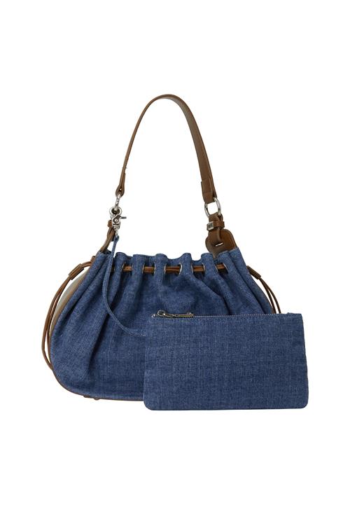 NAEMI Posetaske  blue denim / mørkebrun