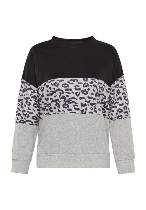 FELIPA Sweatshirt 'Fashion Look'  grå / grå-meleret / sort