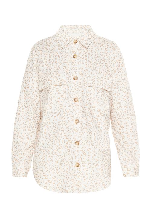 FELIPA Overgangsjakke  beige / hvid