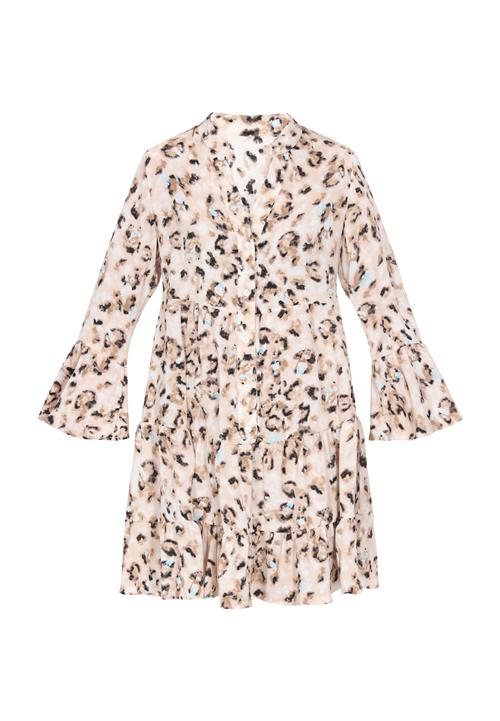 NALLY Blusekjole 'Fashion Look'  beige / lyseblå / brun / sort