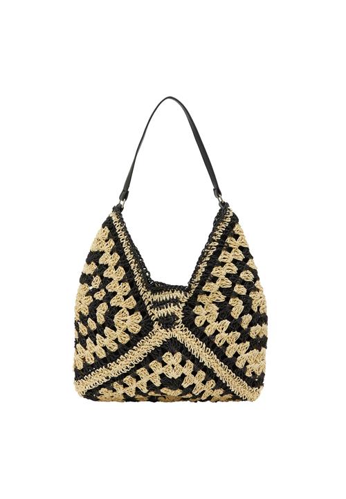 ebeeza Shopper 'Hobo'  beige / sort