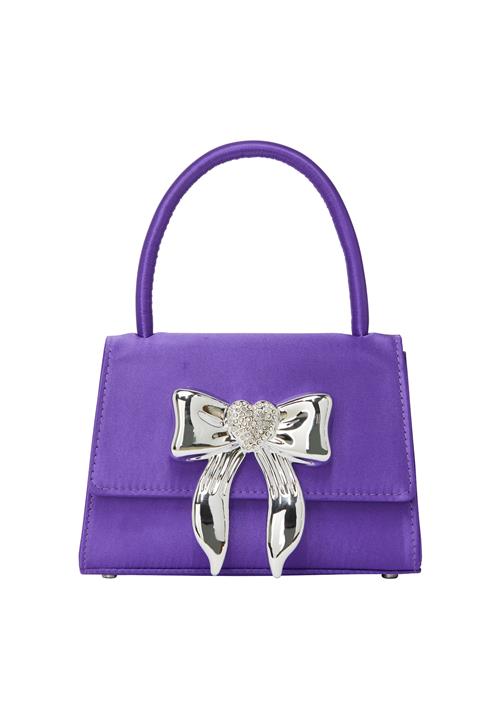 NAEMI Håndtaske  mørkelilla / sølv