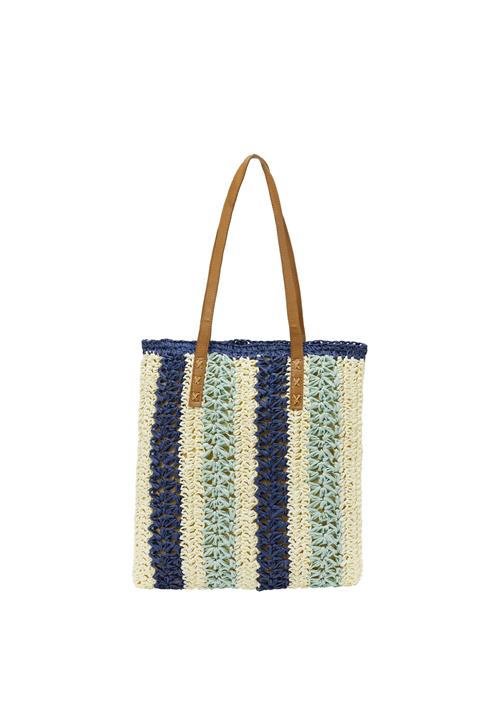 ebeeza Shopper  beige / navy / turkis