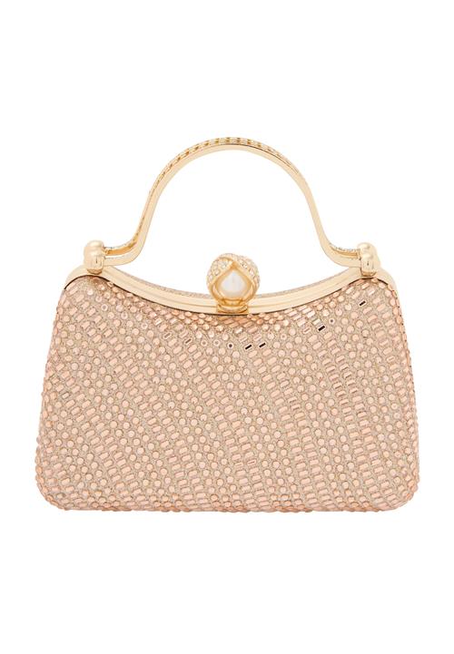 NAEMI Clutch  beige / guld