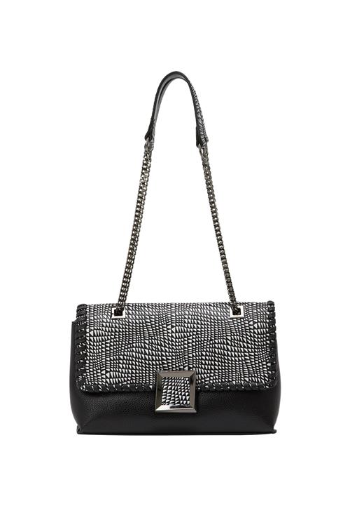 NAEMI Skuldertaske  sort / hvid