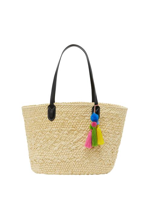 ebeeza Strandtaske  beige / gul / grøn / pink