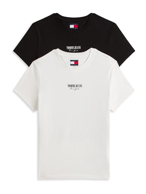 Tommy Jeans Shirts 'Essential'  ecru / sort