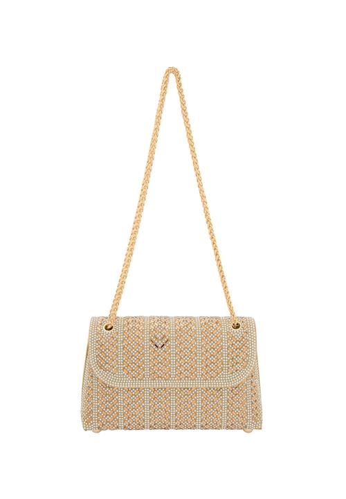 NAEMI Skuldertaske  guld / transparent