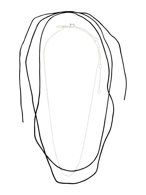 Pilgrim Kæde 'CHARM'  sort / sølv