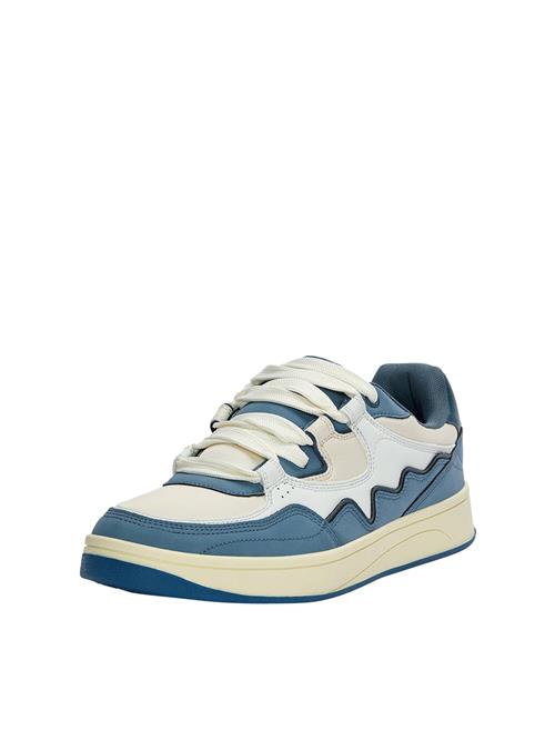 Pull&Bear Sneaker low  safir / hvid