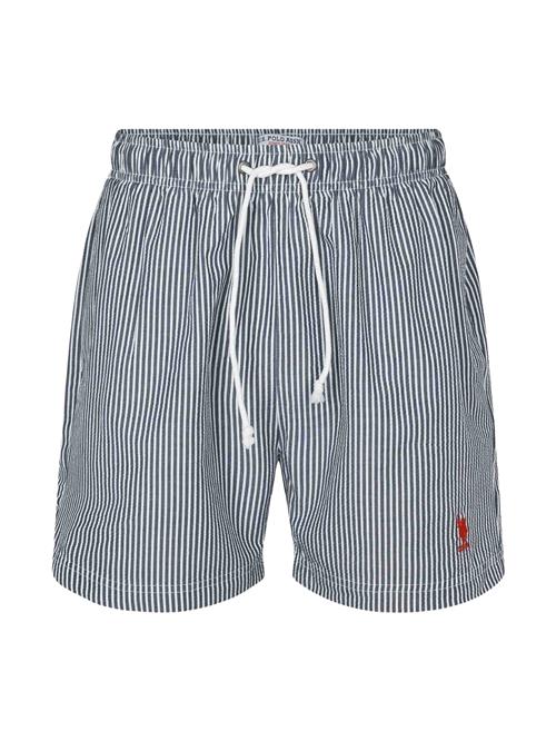 U.S. POLO ASSN. Badeshorts 'Briggs'  natblå / hvid