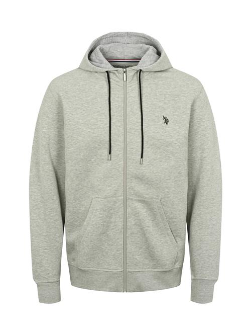 U.S. POLO ASSN. Sweatjakke 'Otto'  grå-meleret