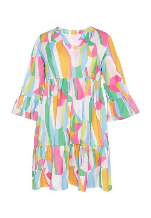 FELIPA Kjole 'Fashion Look'  lyseblå / curry / grøn / lys pink