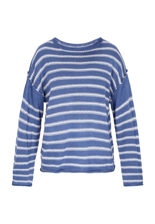 NALLY Pullover 'Fashion Look'  safir / hvid