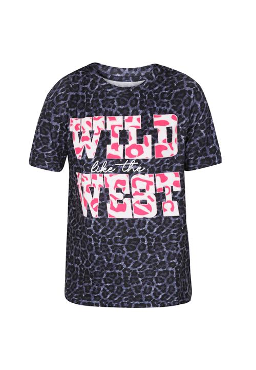 NALLY Shirts 'Fashion Look'  basalgrå / pink / lyserød / sort