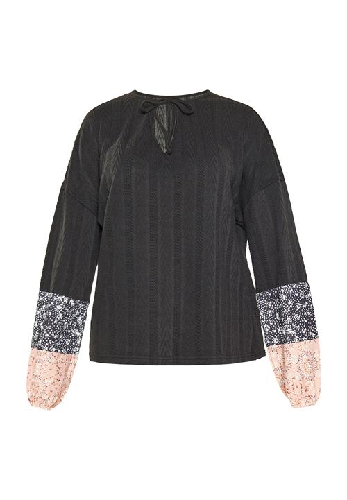 Gaya Bluse 'Festival'  fersken / carminrød / sort / hvid