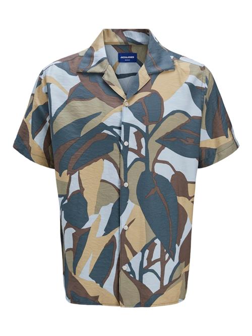 JACK & JONES Skjorte  lyseblå / choko / greige / khaki