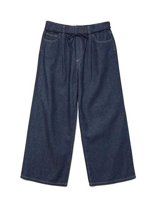 VERO MODA Jeans med lægfolder 'VMValeria'  mørkeblå