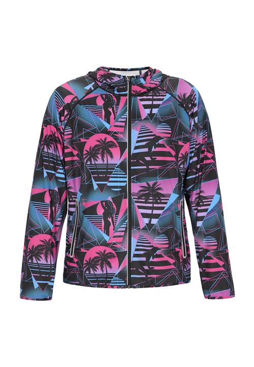 MO Overgangsjakke  jade / pink / sort