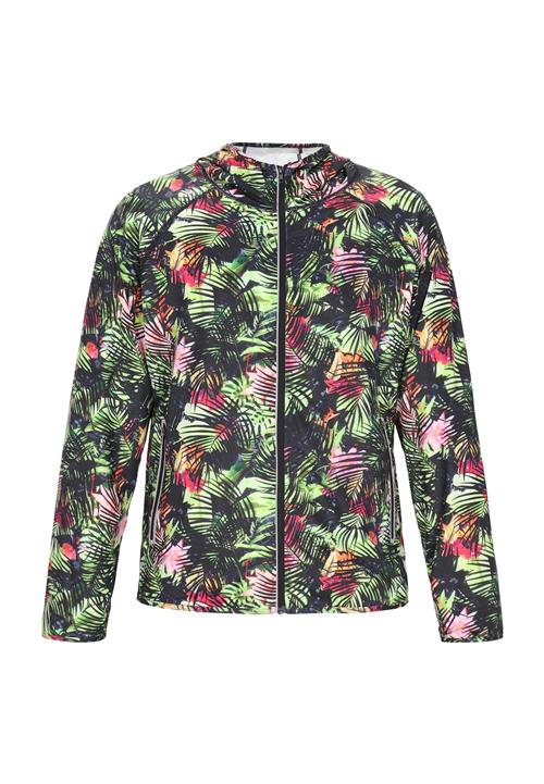 MO Overgangsjakke  grøn / pink / sort