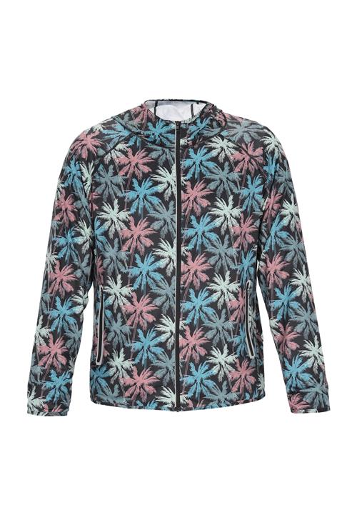 MO Overgangsjakke  azur / khaki / lyserød / sort