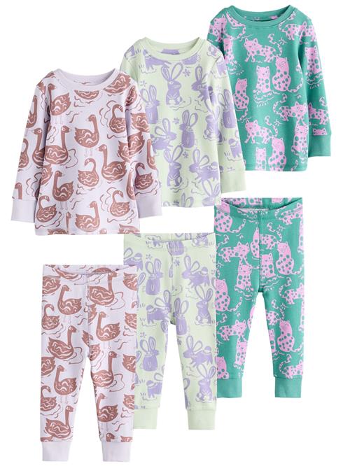 Next Nattøj  beige / grøn / lilla / lyserød