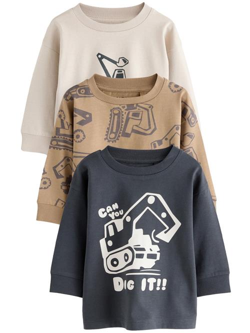 Next Shirts  beige / brun / sort / hvid