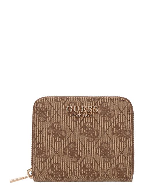 GUESS Tegnebog 'LAUREL II SLG SMALL ZIP AROUND'  camel / cognac