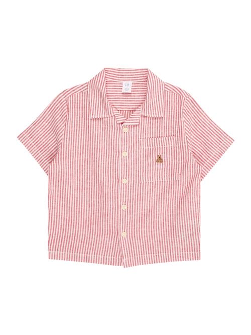 GAP Skjorte  rød / hvid