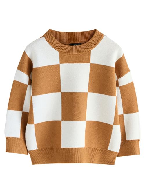Next Pullover  karamel / hvid
