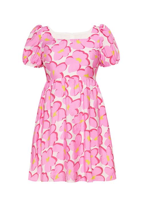 FELIPA Kjole 'Fashion Look'  gul / pink / lyserød / hvid