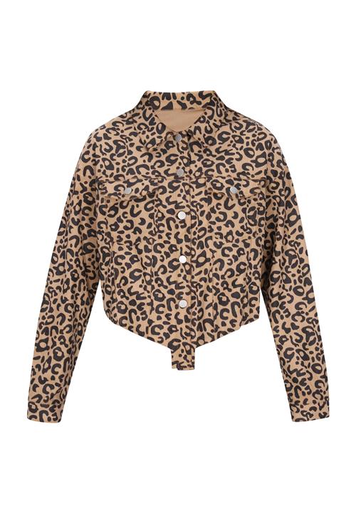 NALLY Overgangsjakke 'Fashion Look'  lysebrun / sort