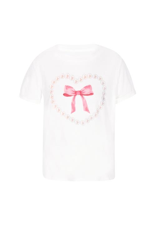 NALLY Shirts 'Fashion Look'  taupe / pink / pastelpink / hvid